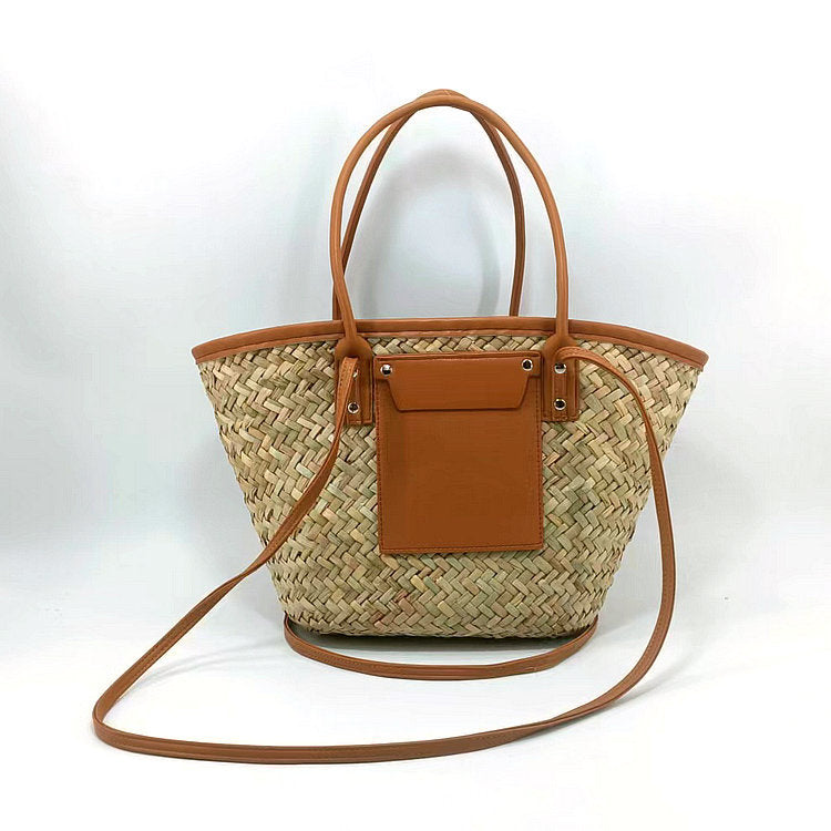 Grass Portable Seaside Holiday Double Fight Women's Messenger Bag