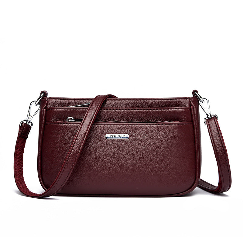 Glamorous Women's Fashion Soft Leather Mother Women's Shoulder Bag