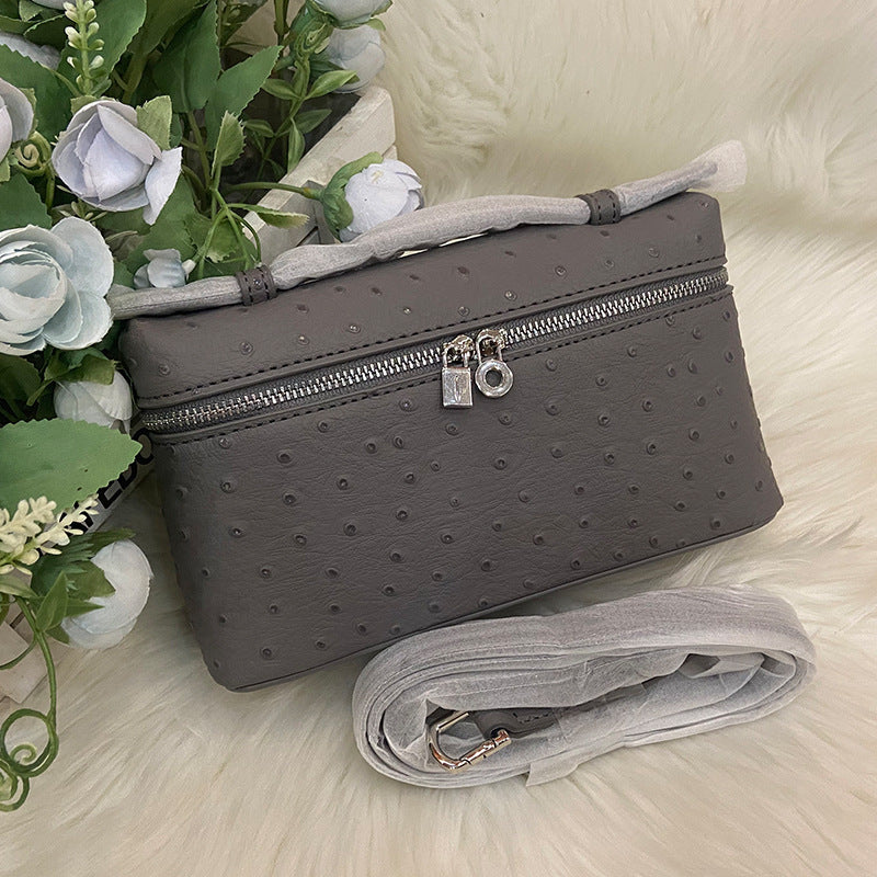 Genuine Leather Kelly Box Light Luxury Advanced Women's Shoulder Bag