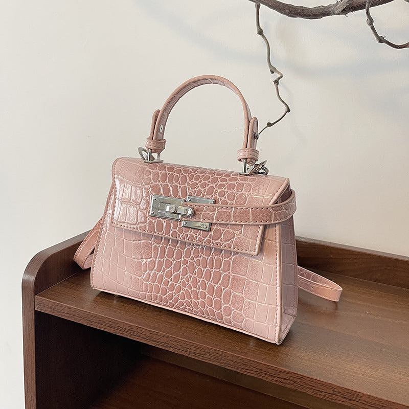 Women's Crocodile Pattern Fashion Advanced Texture Handbags