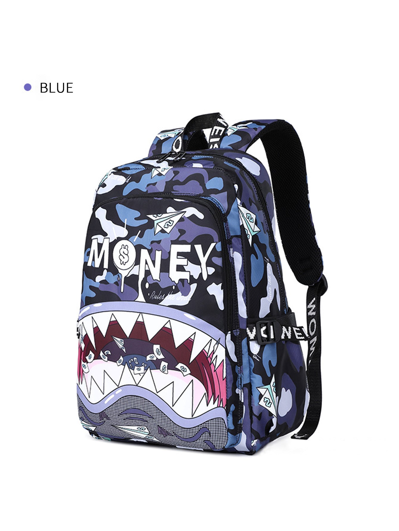 Lightweight Waterproof Printing Large Capacity Personalized Leisure Backpack