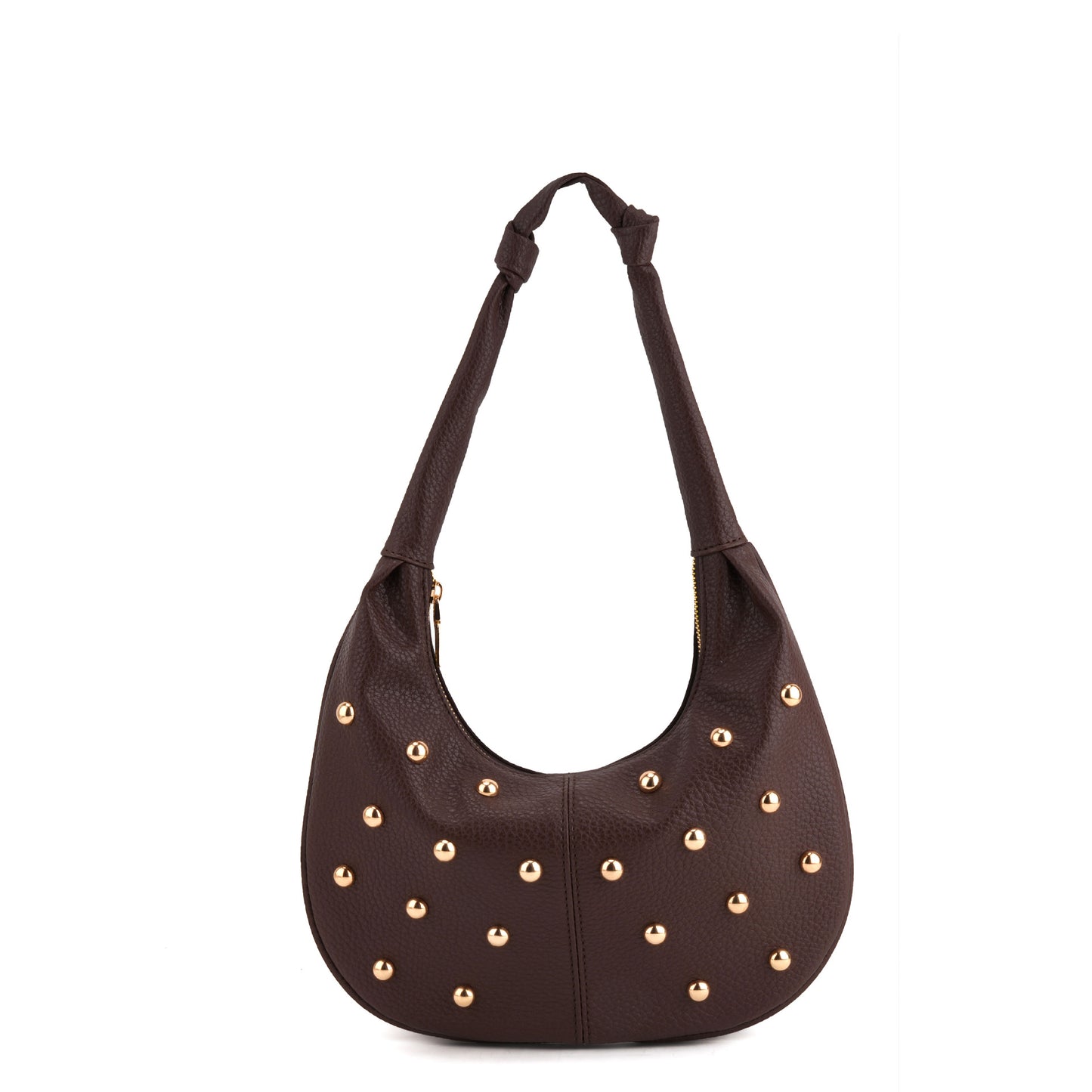 Women's Simple Metal Sense Large Capacity Personality Rivets Women's Shoulder Bag