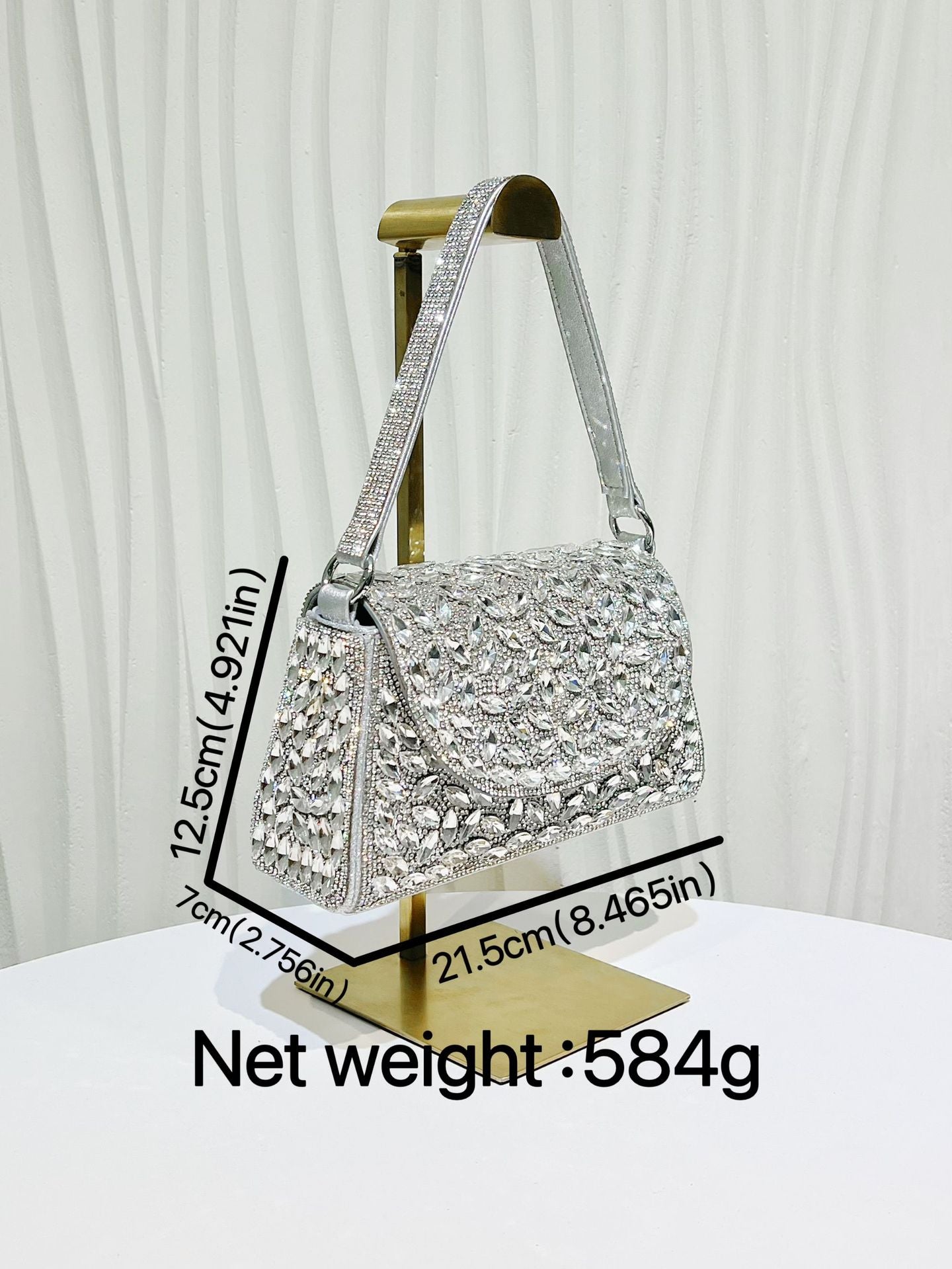 Women's Clutch Cheongsam High-grade Light Luxury Rhinestone Dinner Bag
