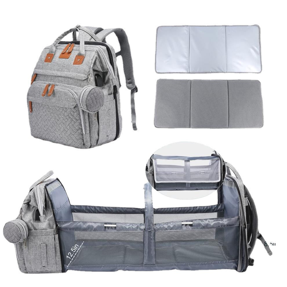 Crib Anti Mosquito Mother Stroller Large Capacity Free Mummy Bag