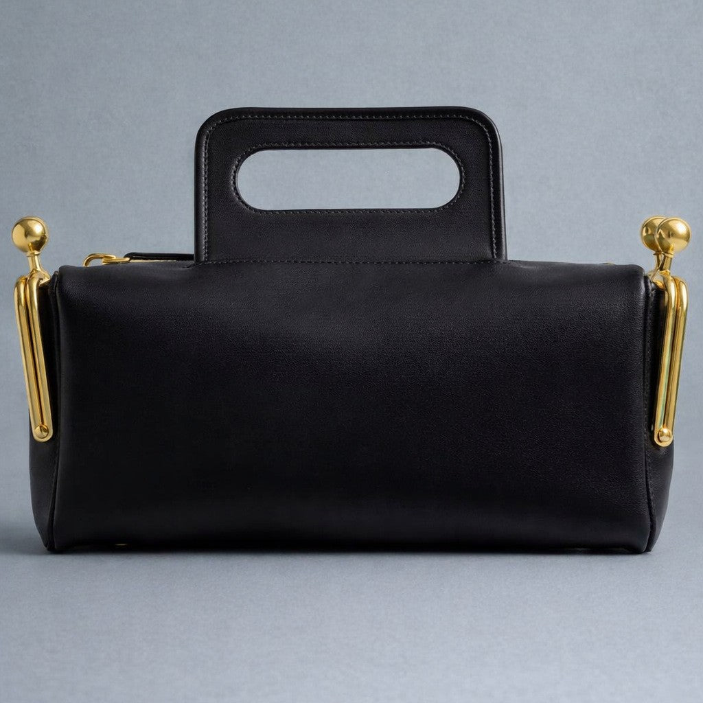 Women's Retro Textured Clip Design Pillow Affordable Luxury Fashion Women's Handbag