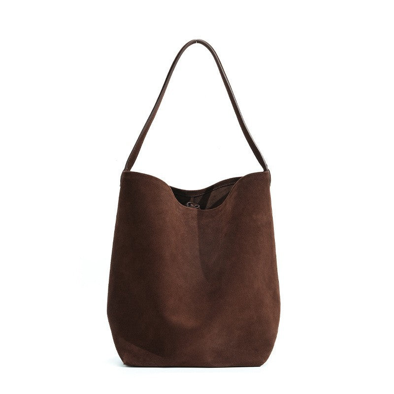 Women's Genuine Leather Large Capacity Fashion Commuter Women's Shoulder Bag